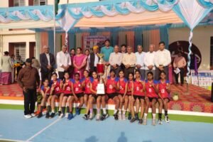 Gramin Mahila Mahavidyalaya Team Achieves Hat-Trick of Victories in Inter-College Basketball Tournament (1)